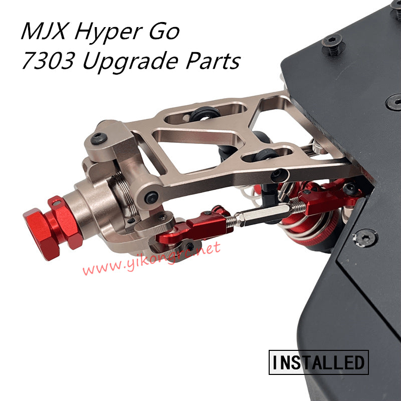 MJX Hyper Go 7303 Parts Front Lower Swing Arms P73220 installed right