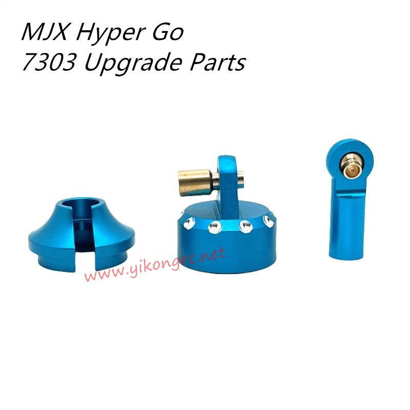MJX Hyper Go 7303 Upgrade Parts F/R Original Shock Absorber Replacement Assemblies blue