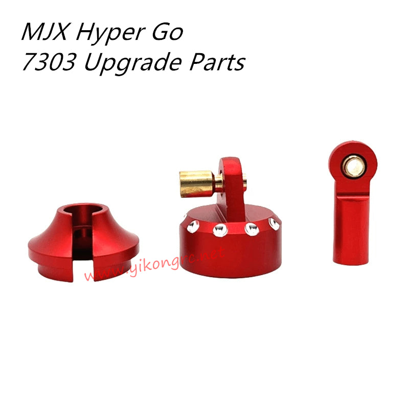 MJX Hyper Go 7303 Upgrade Parts F/R Original Shock Absorber Replacement Assemblies RED