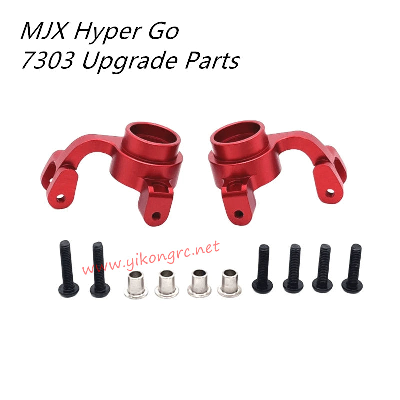 MJX Hyper Go 7303 Upgrade Parts Front Steering Cup P73230B red