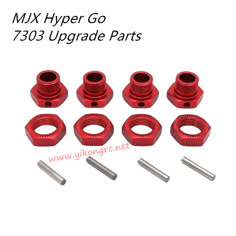 MJX Hyper Go 7303 Upgrade Parts Metal Connector P73440 P73441 red