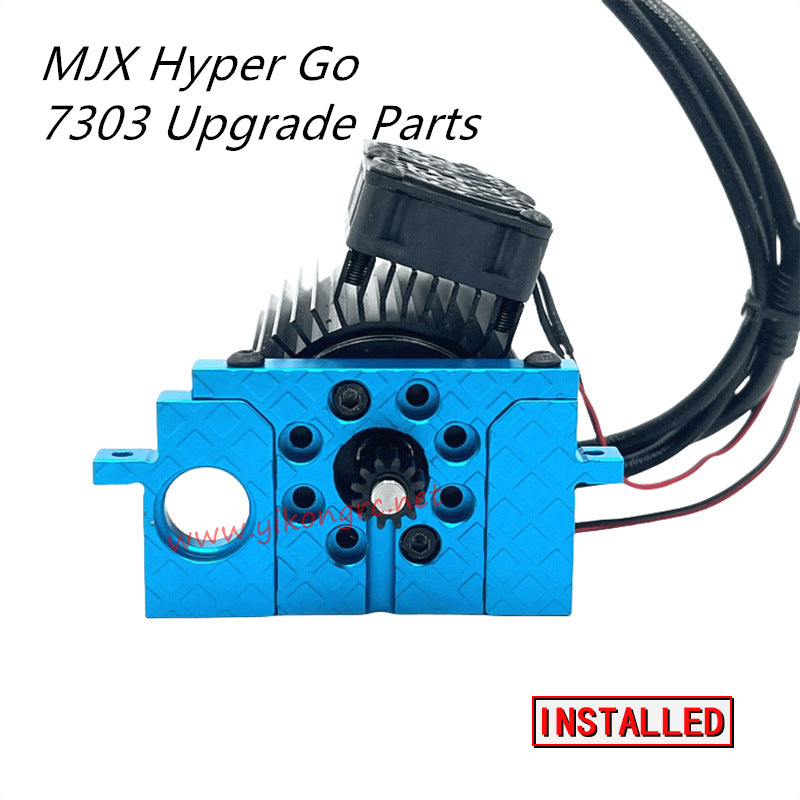 MJX Hyper Go 7303 Upgrade Parts Motor Mounting Bracket INSTALLED