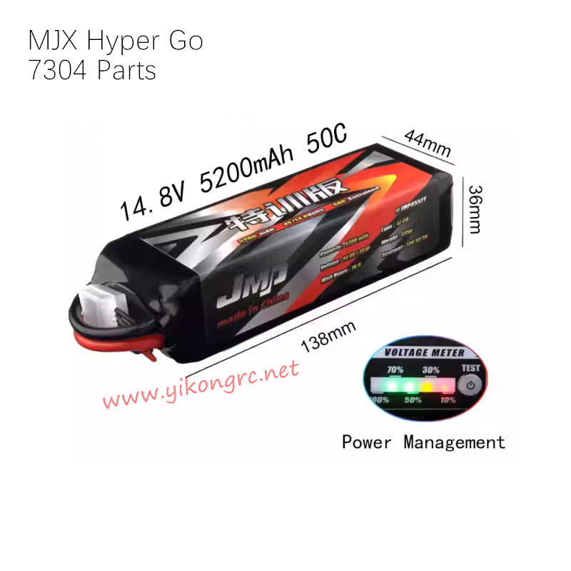 MJX Hyper Go 7304 Parts Leopard 4S 5200mAh Battery