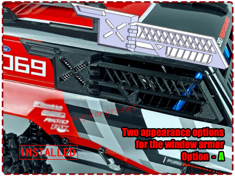 MJX Hyper Go H12P RC Crawler Upgrade Parts Body Shell Armor A