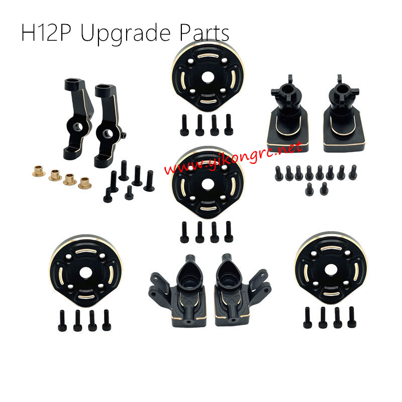 MJX Hyper Go H12P RC Crawler Upgrades Brass Kit with screws