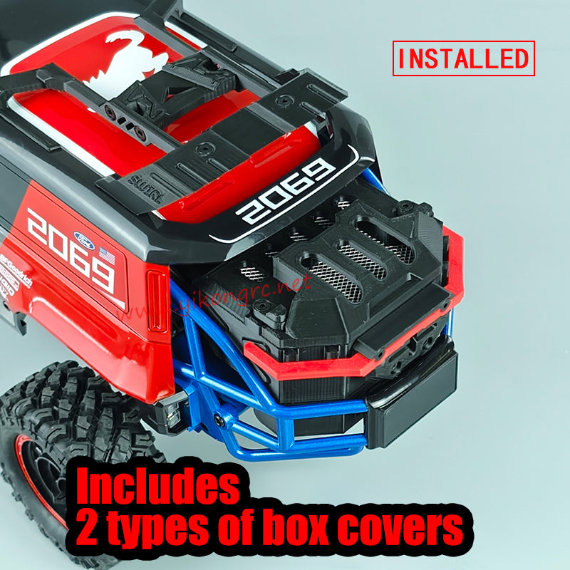MJX Hyper Go H12P Upgrade Parts Trunk Toolbox and Rear Wing