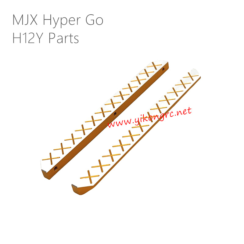 MJX Hyper Go H12Y RC Car Upgrade Parts Left and right foot pedals gold