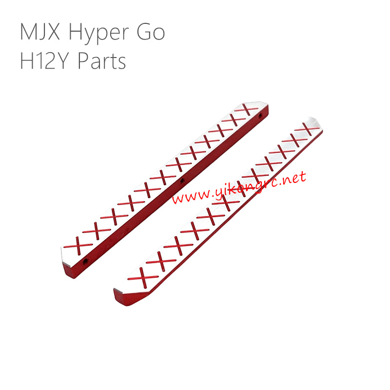 MJX Hyper Go H12Y RC Car Upgrade Parts Left and right foot pedals red