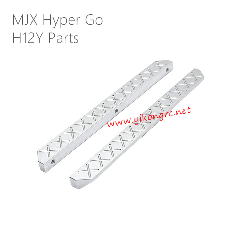 MJX Hyper Go H12Y RC Car Upgrade Parts Left and right foot pedals silver