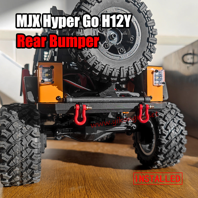 MJX Hyper Go H12Y RC Car Upgrades Standard rear bumper + with tow hook