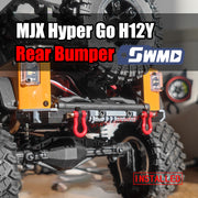 Two-tone rear bumper + with tow hook