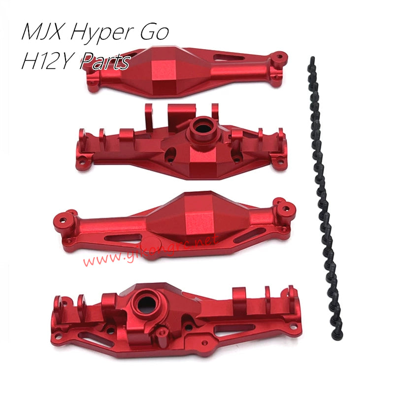 MJX Hyper Go H12Y Upgrade Parts Front Axle Housing and Rear Axle Housing red