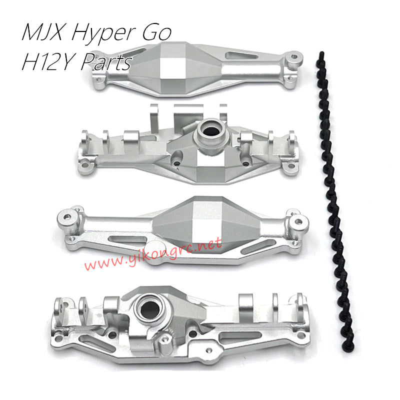 MJX Hyper Go H12Y Upgrade Parts Front Axle Housing and Rear Axle Housing silver