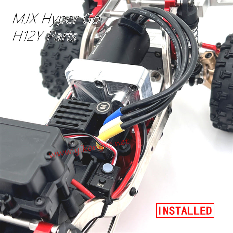 MJX Hyper Go H12Y Upgrade Parts Middle Gearbox Housing Without Gears installed front