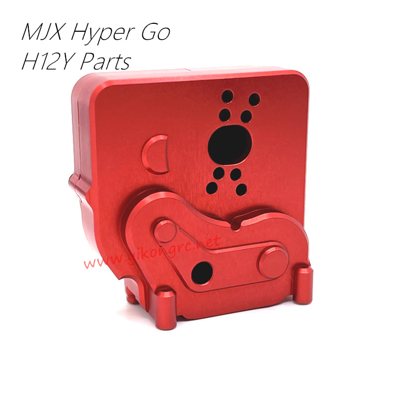 MJX Hyper Go H12Y Upgrade Parts Middle Gearbox Housing Without Gears red rear