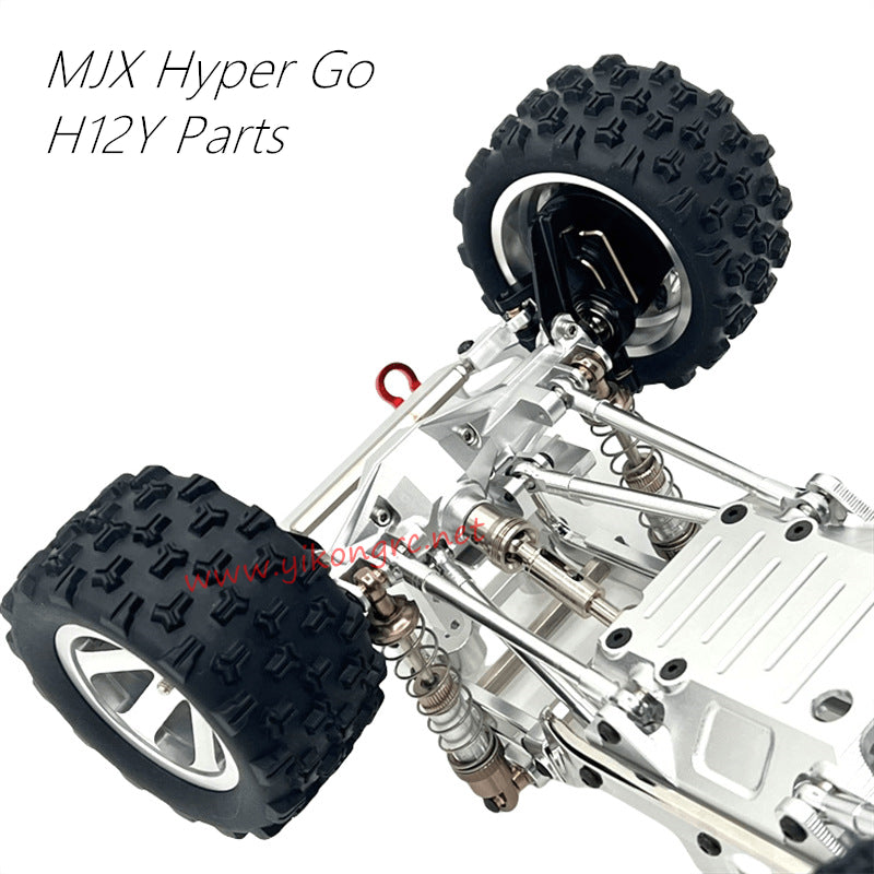 MJX Hyper Go H12Y Upgrades Precision Full Metal Frame installed back
