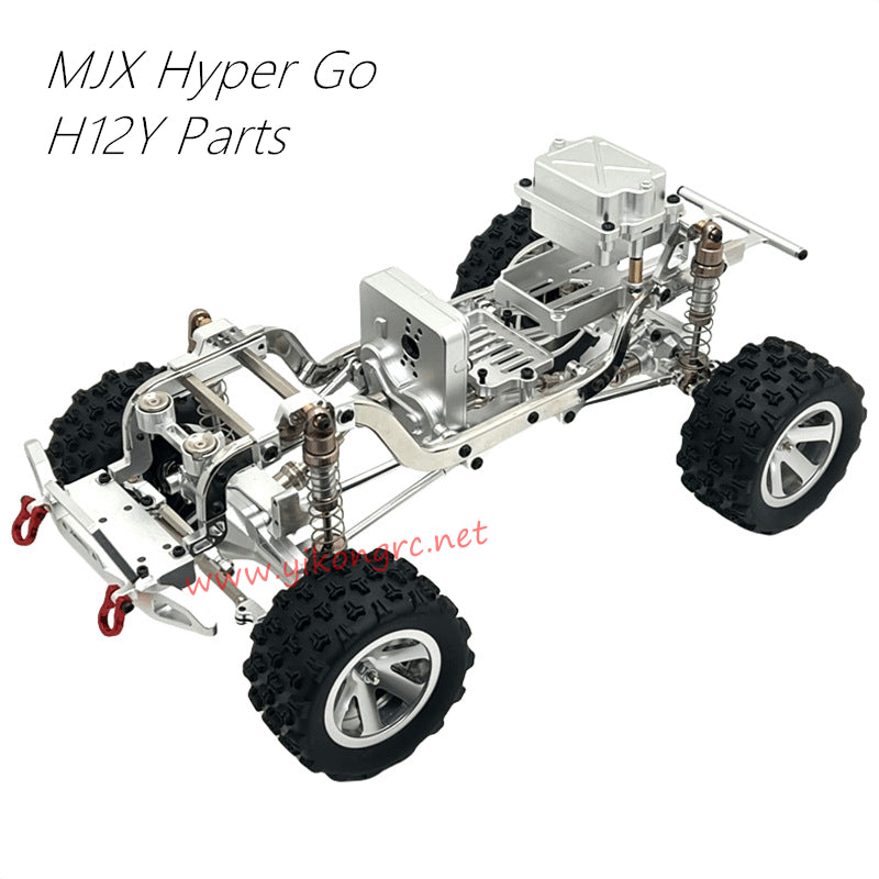MJX Hyper Go H12Y Upgrades Precision Full Metal Frame silver