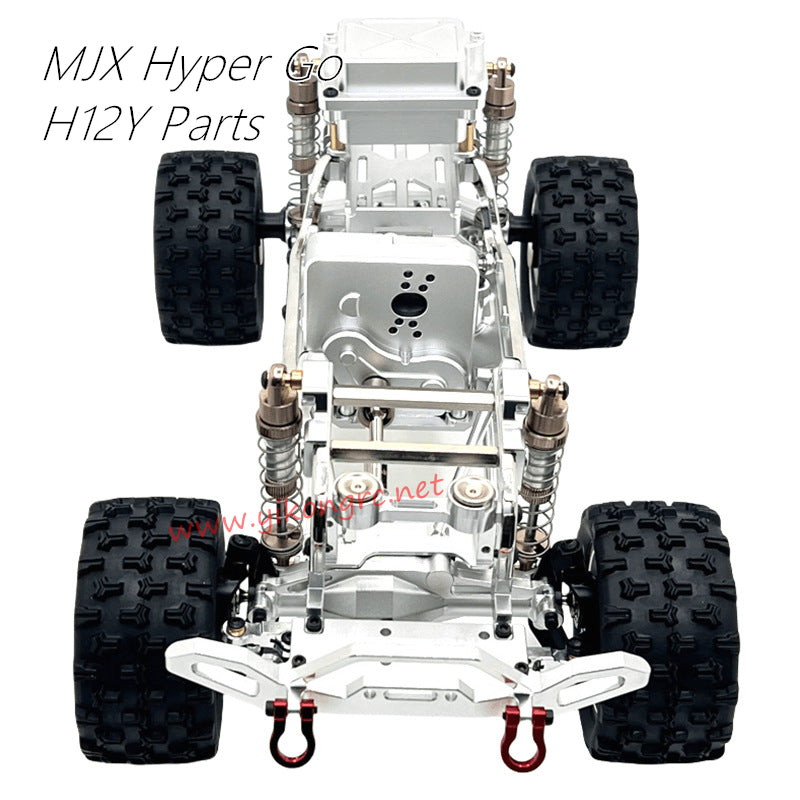 MJX Hyper Go H12Y Upgrades Precision Full Metal Frame silver front
