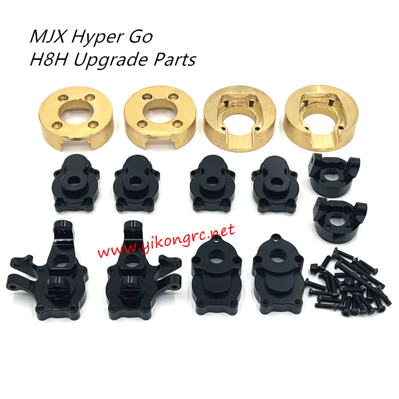 MJX Hyper Go H8H Upgrade Parts Counterweight, Front Rear Cup and C-Seat BLACK