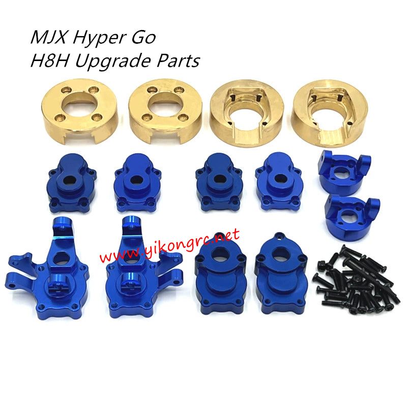 MJX Hyper Go H8H Upgrade Parts Counterweight, Front Rear Cup and C-Seat BLUE