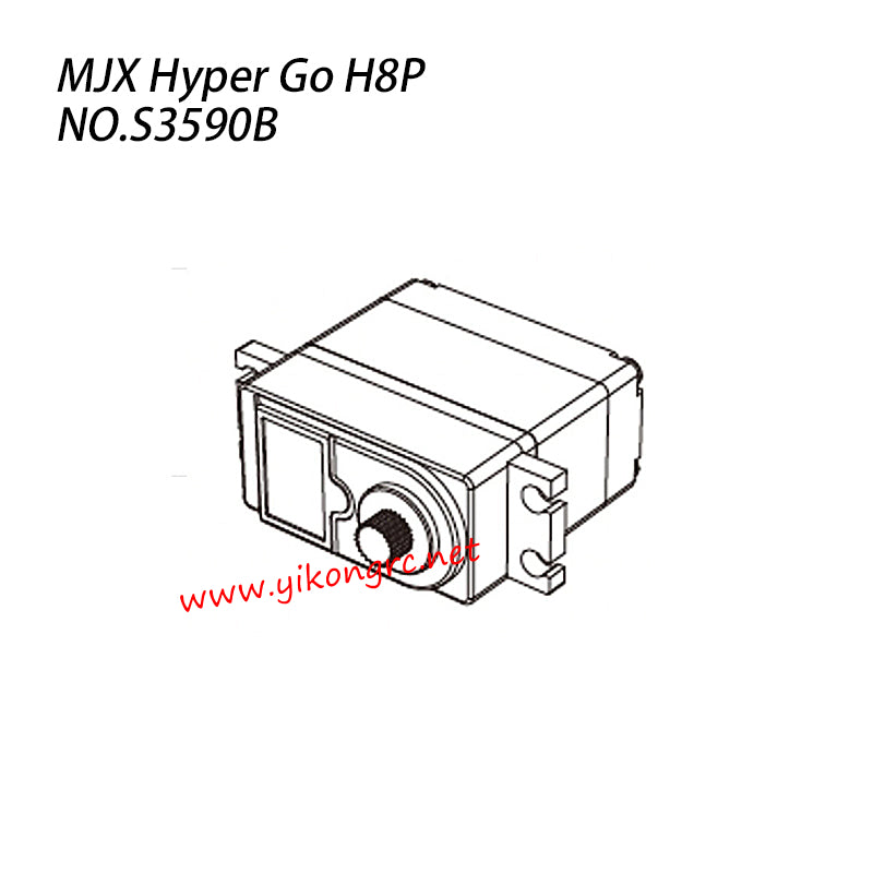 MJX Hyper Go H8P Parts 35KG Steering Servo S3590B