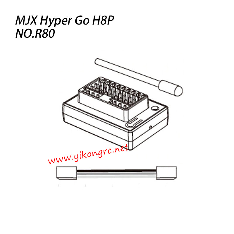 MJX Hyper Go H8P Parts Receiver R80