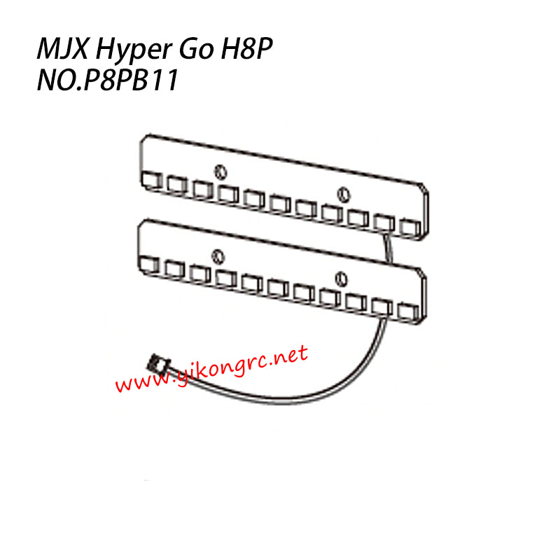 MJX Hyper Go H8P Parts Roof Light P8PB11