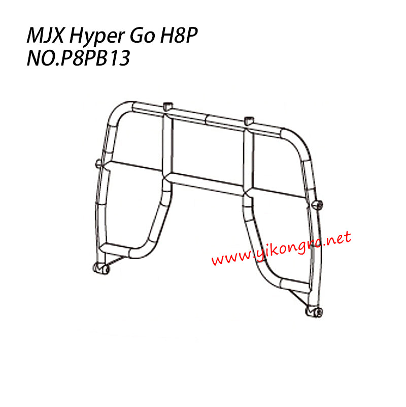 MJX Hyper Go H8P Parts Support Bracket P8PB13