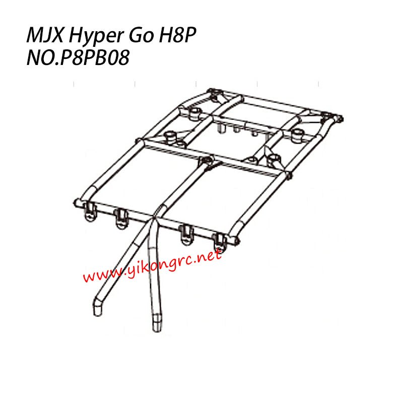 MJX Hyper Go H8P Parts Upper Frame P8PB08