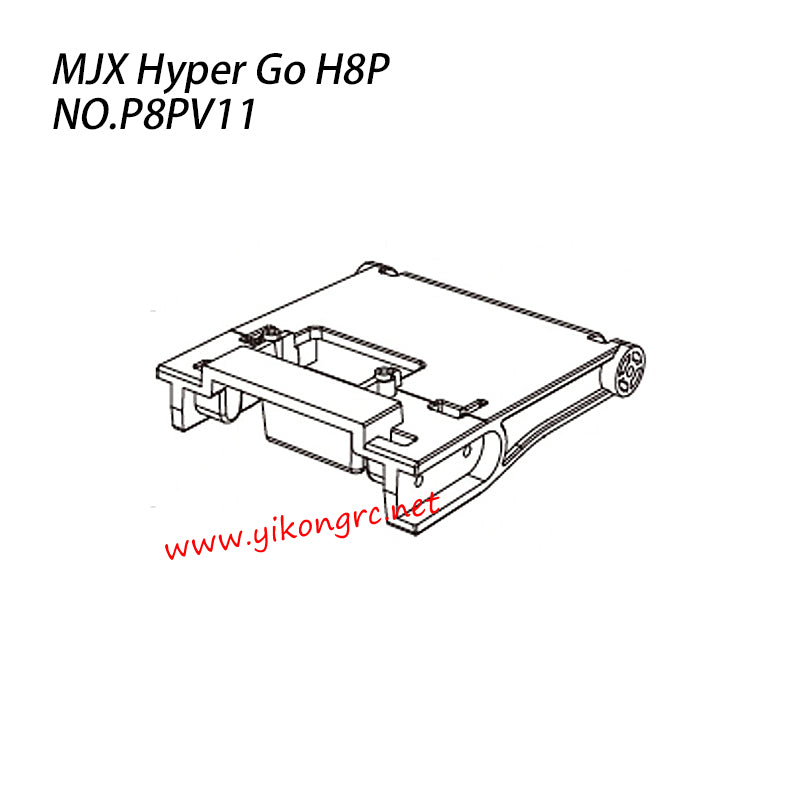 MJX Hyper Go H8P RC Car Parts Rear Body Mount Bracket P8PV11