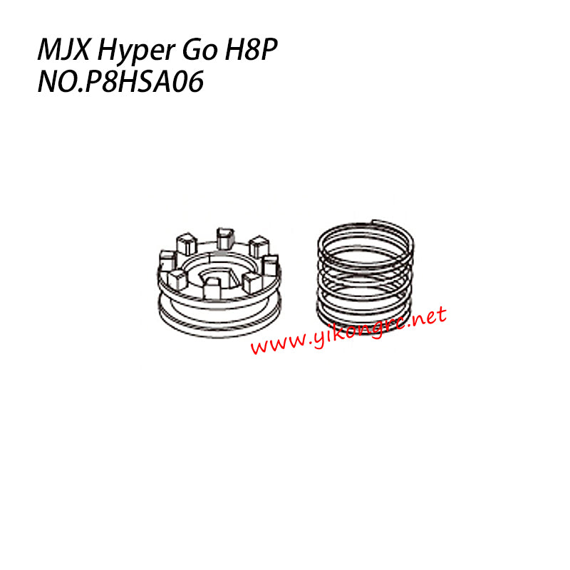 MJX Hyper Go H8P RC Crawler Parts Differential Lock Connector P8HSA06