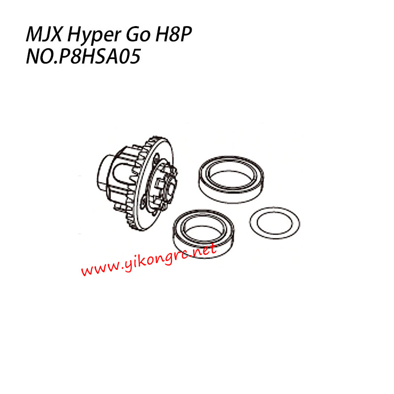 MJX Hyper Go H8P RC Crawler Parts Differential P8HSA05