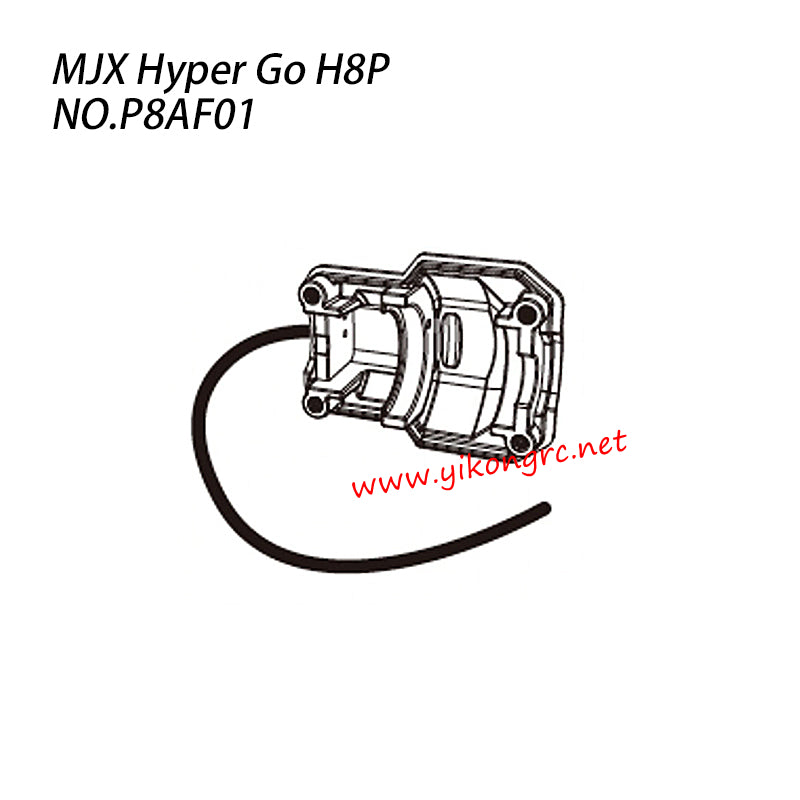 MJX Hyper Go H8P RC Crawler Parts Front And Rear Axle Housings P8AF01