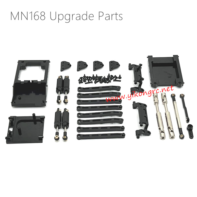 MN-RC MN168 Upgrade Parts Shock Tie Rod Kit Black