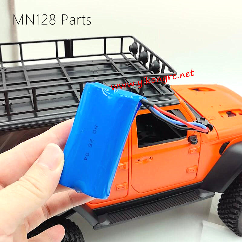 MN-RC MN128 RC Car Parts 7.4V Battery 1500mAh SM3P E0-03 blue