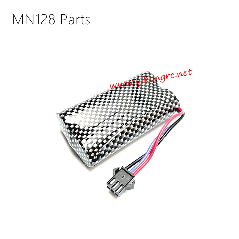 MN-RC MN128 RC Car Parts 7.4V Battery 1500mAh SM3P E0-03 gray