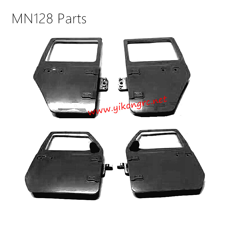 MN-RC MN128 RC Car Parts Front and Rear Door 128A-04 black