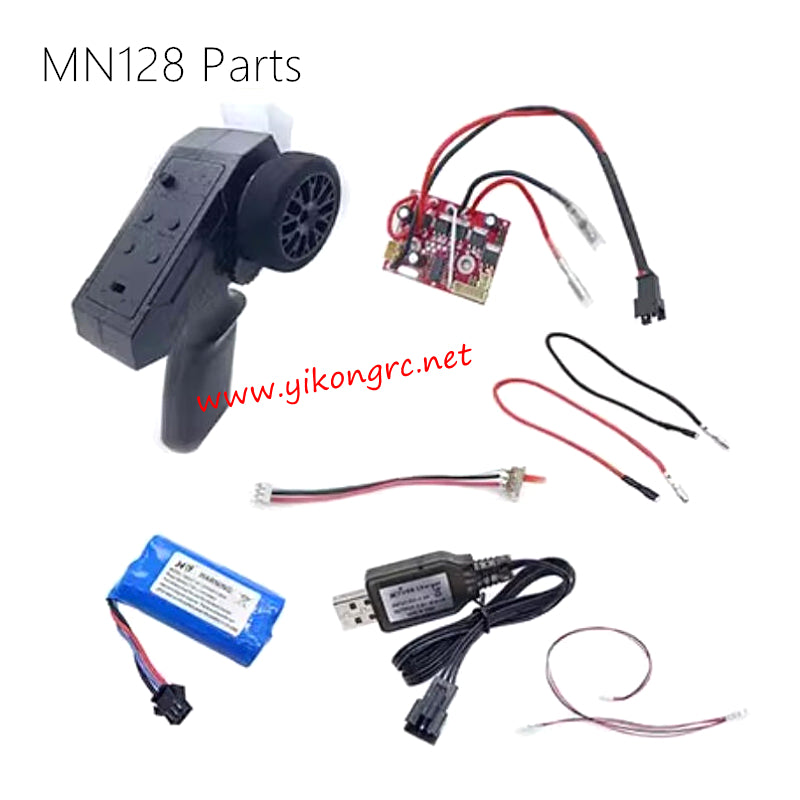 MN-RC MN128 RC Car Parts Transmitter and Battery set (Old Version) 128A-03