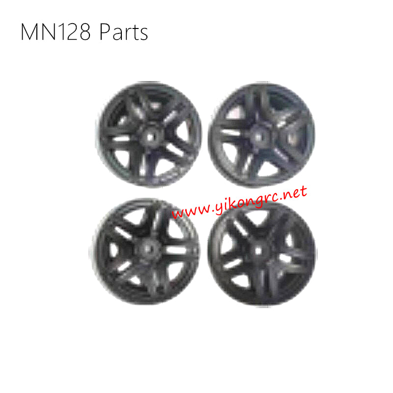 MN-RC MN128 RC Car Parts Upgrade Metal Hub D2U-03 black