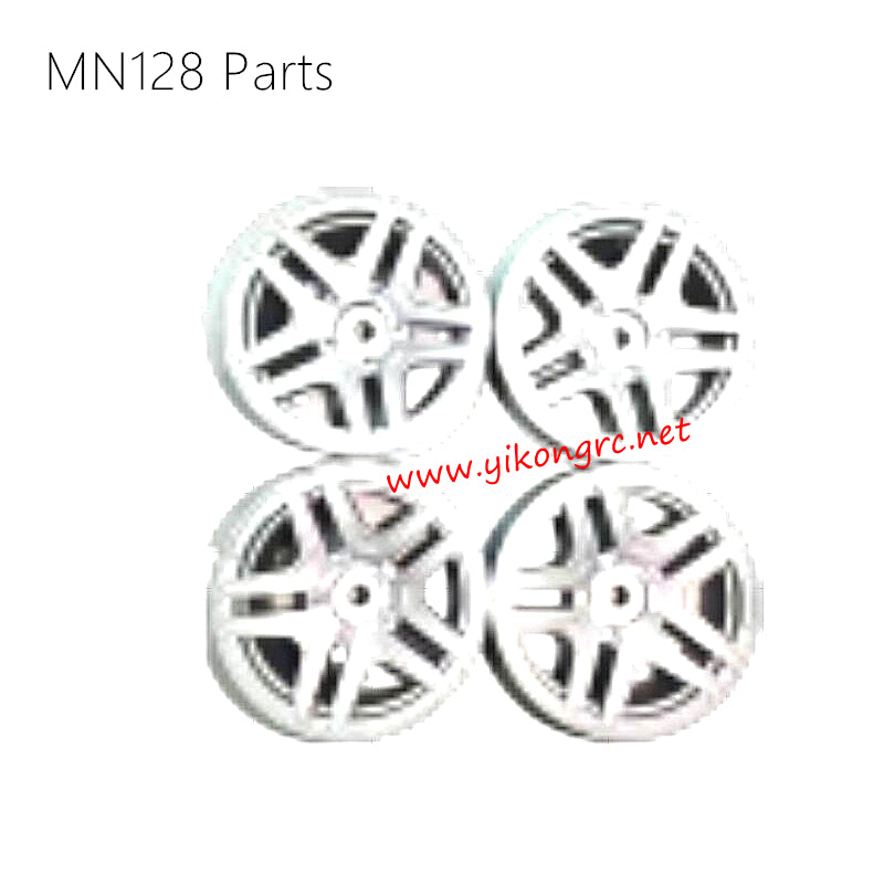 MN-RC MN128 RC Car Parts Upgrade Metal Hub D2U-03 silver