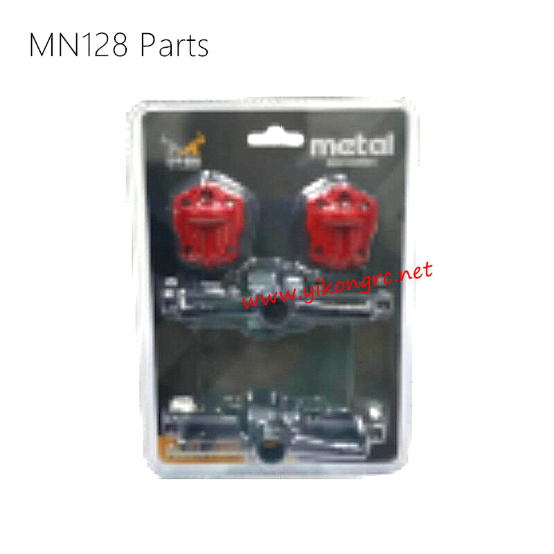 MN-RC MN128 RC Car Parts Upgrade front and Rear axle assembly D2U-01 black