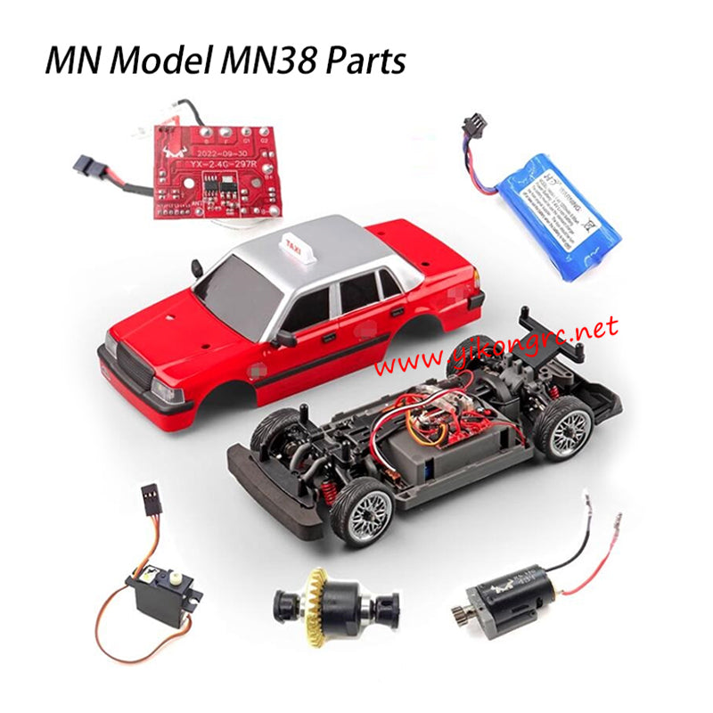 MN-RC MN38 RC Car Parts Complete car body assembly ， other accessories