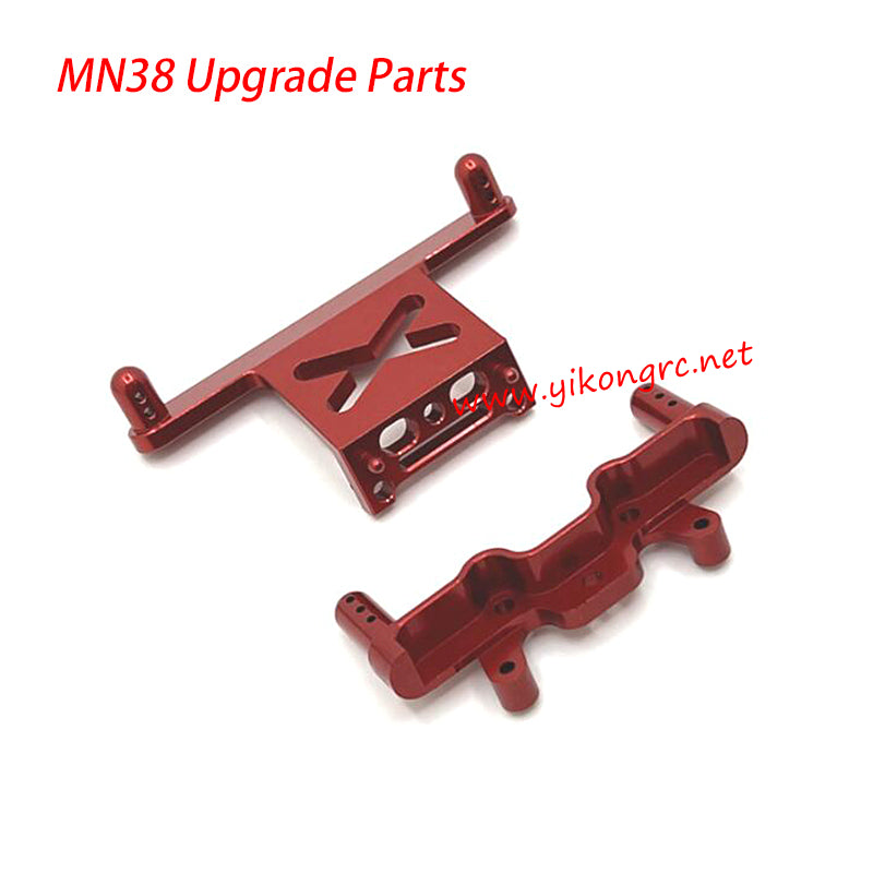 MN-RC MN38 RC Car Upgrade Parts Front and Rear Support red