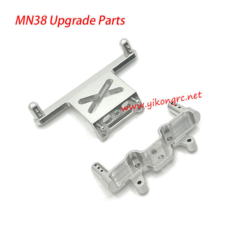 MN-RC MN38 RC Car Upgrade Parts Front and Rear Support silver