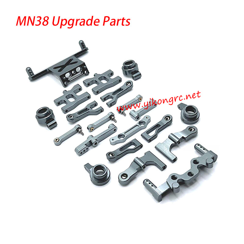 MN-RC MN38 RC Car Upgrade Parts Metal Kit gray