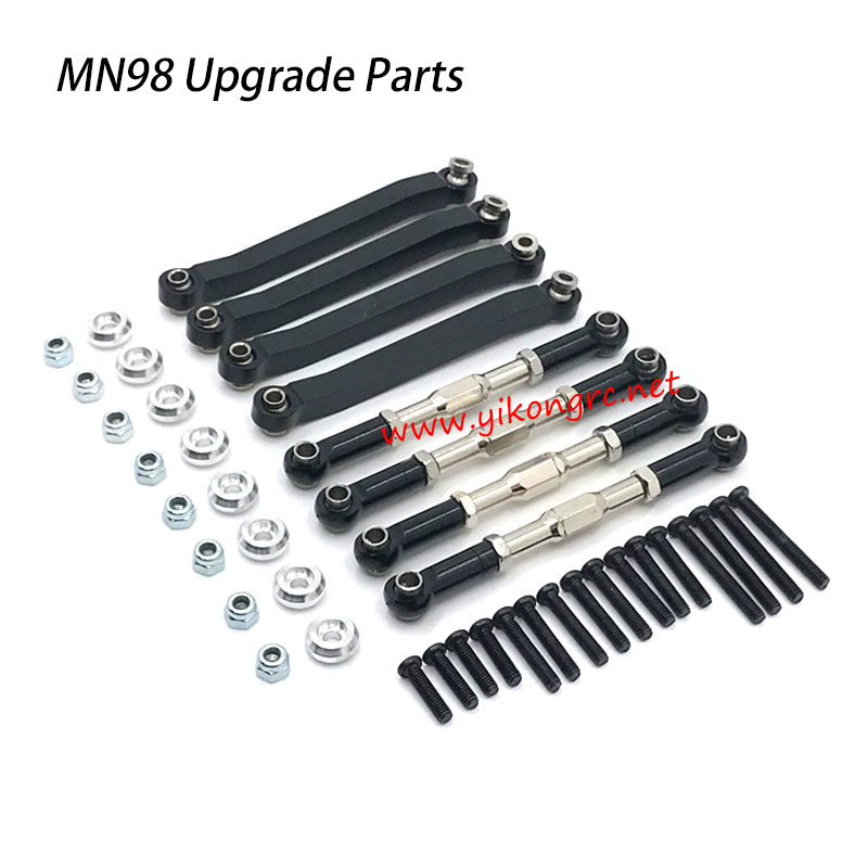 MN-RC MN98 RC Car Upgrade Parts Ball Joint Rod black