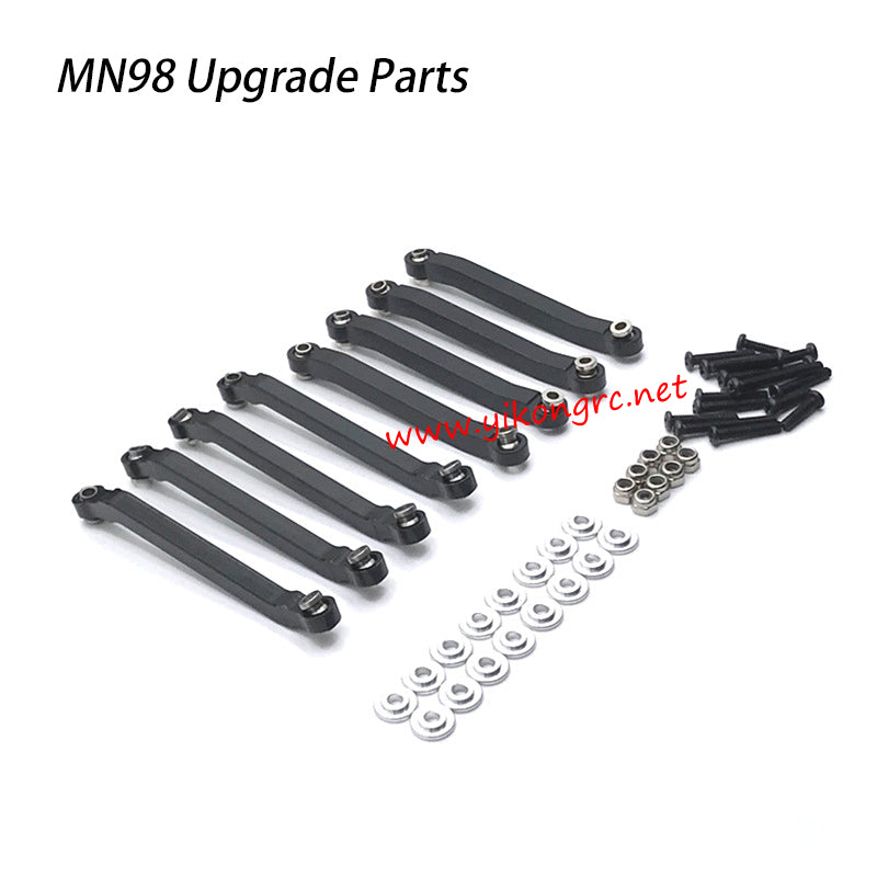 MN-RC MN98 RC Car Upgrade Parts Fixed Linkage black with screw