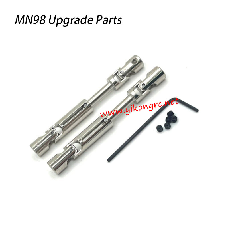 MN-RC MN98 RC Car Upgrade Parts Front-Rear Drive Shaft metal