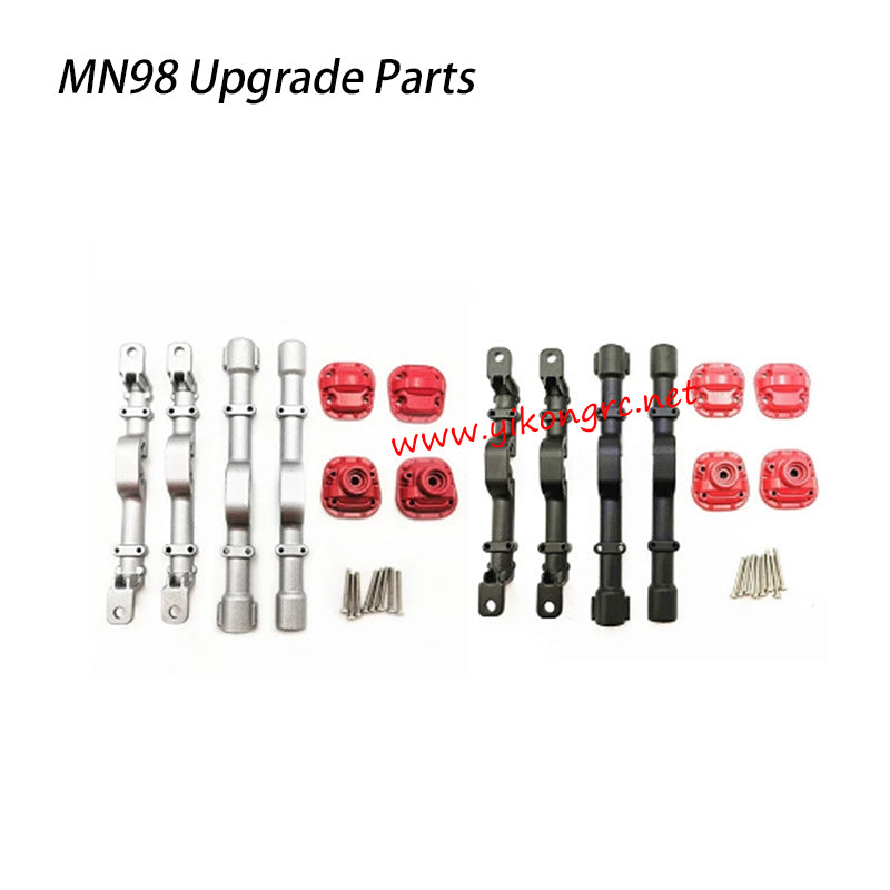 MN-RC MN98 RC Car Upgrade Parts Front and Rear Axle Housing metal