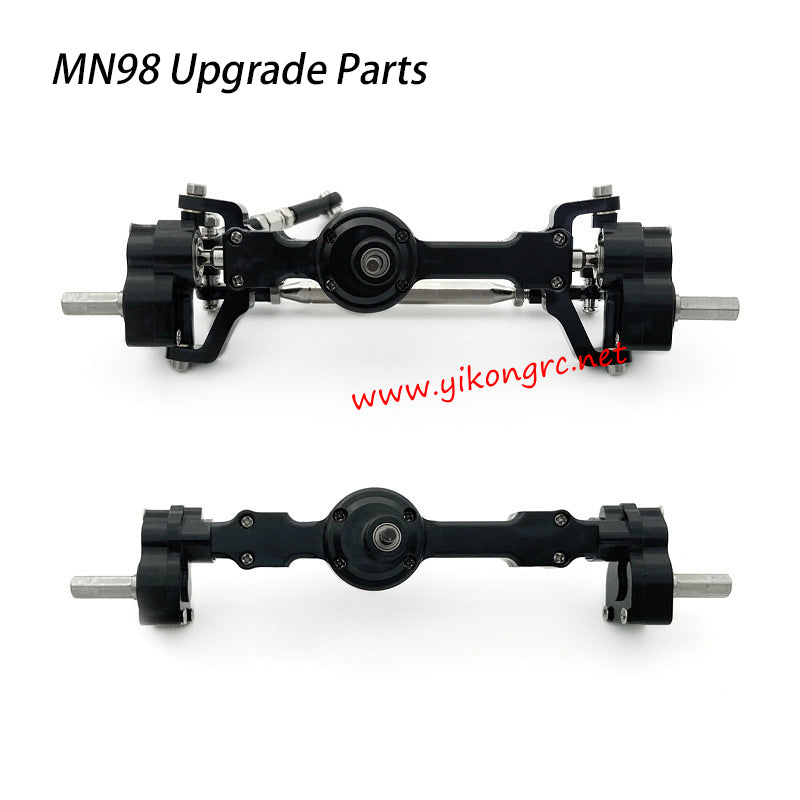 MN-RC MN98 RC Car Upgrade Parts Front and Rear Door Bridges black